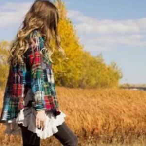 We The Free Multicolor Plaid Button Down Shirt